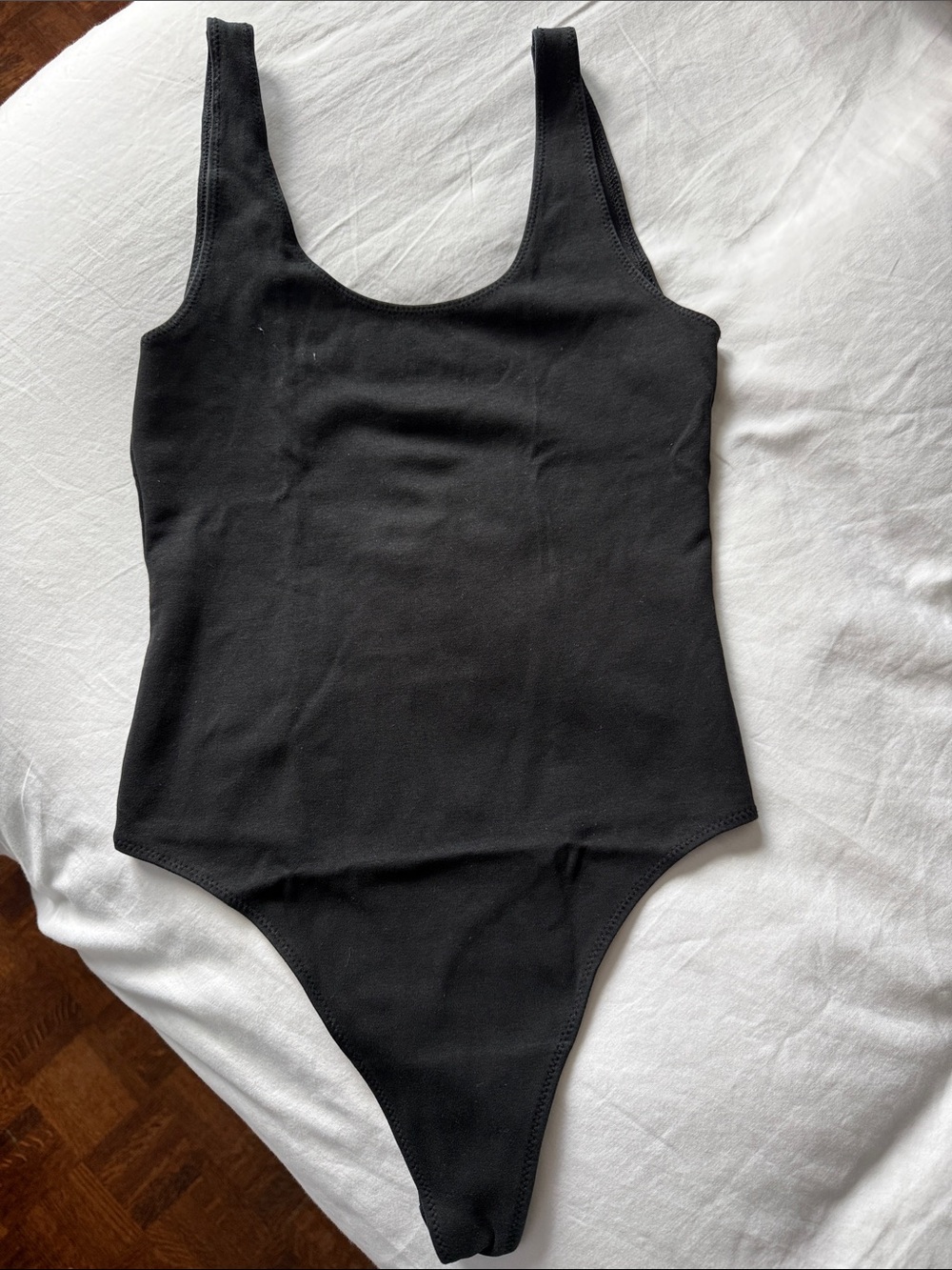 Wilfred Black Scoop Neck Bodysuit
